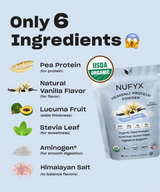 Heavenly Protein Powder, Creamy Vanilla - .6 lb (20 scoops)