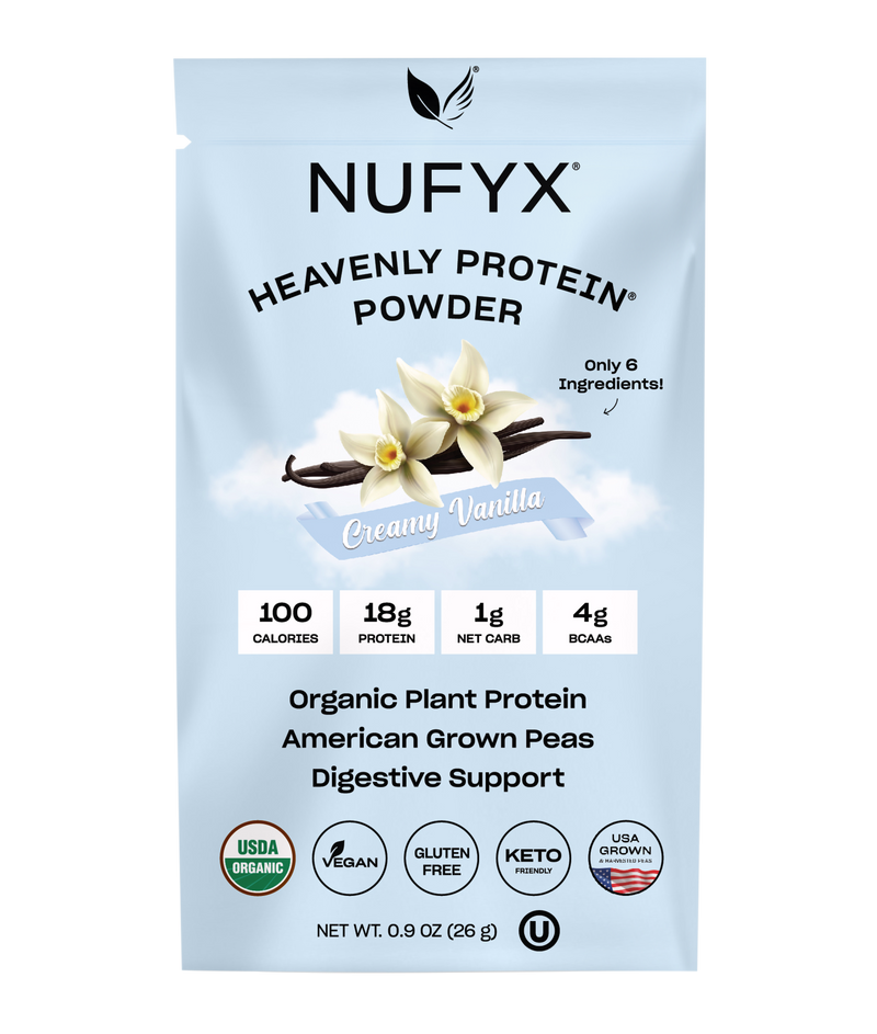 Heavenly Protein Powder, Creamy Vanilla - 1 Packet (26g)