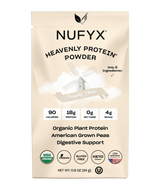 Heavenly Protein Powder, Simply Plain - 1 Packet (24g)