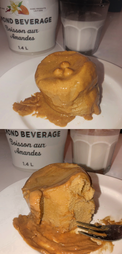 Vanilla Peanut Butter Mug Cake