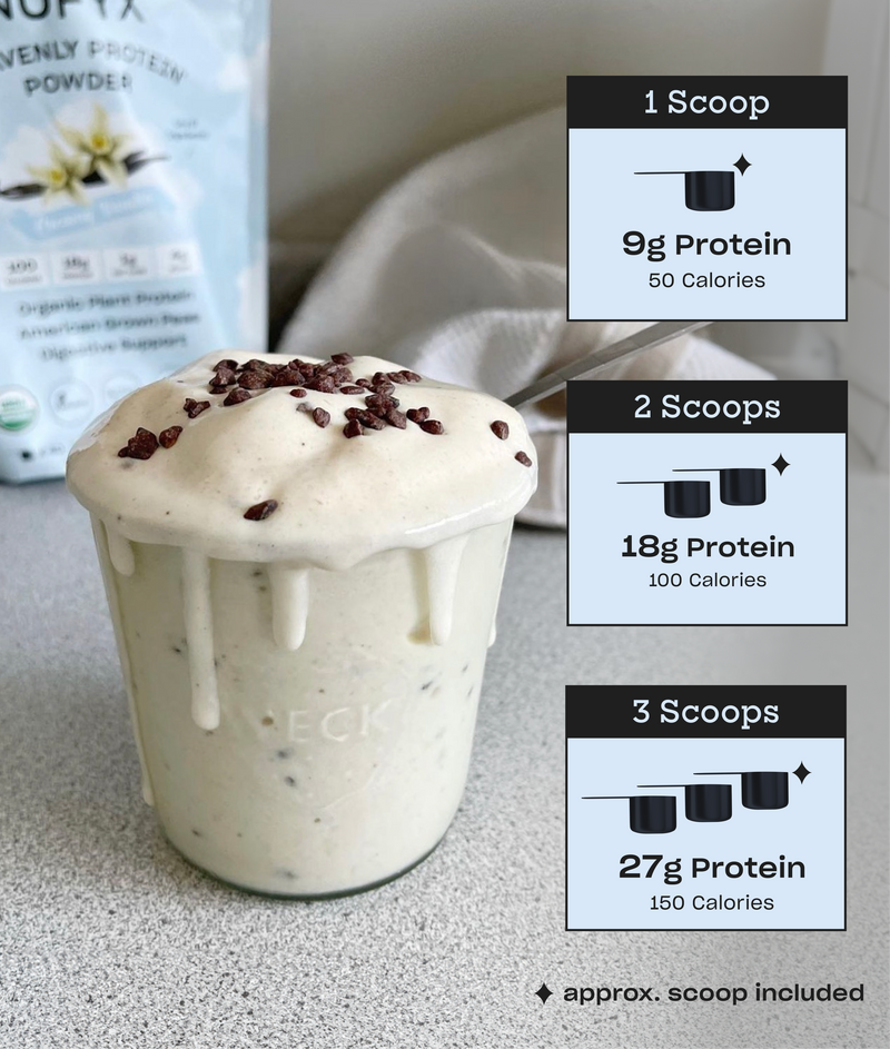Heavenly Protein Powder, Creamy Vanilla - .6 lb (20 scoops)